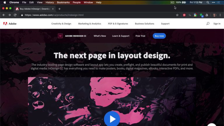 An introduction to Adobe InDesign and how to set it up as part of Food Blogger Pro's Designing Your eBook course