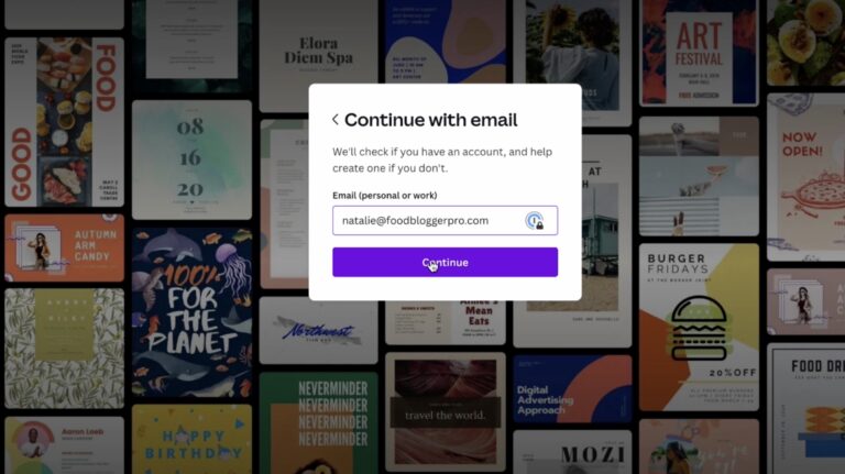How to Set up Canva Account