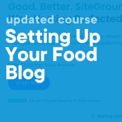 Course image for setting up your food blog