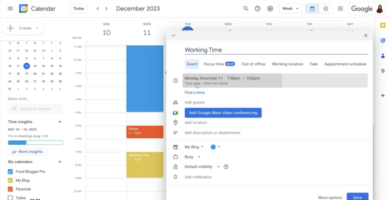 Thumbnail for time management when blogging with a full-time job