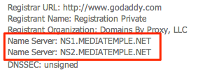 Name Server from Whois