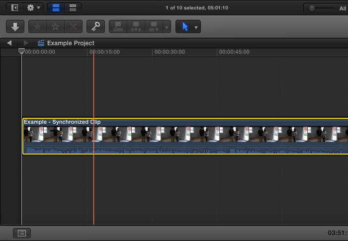 Select the Clip in the Timeline